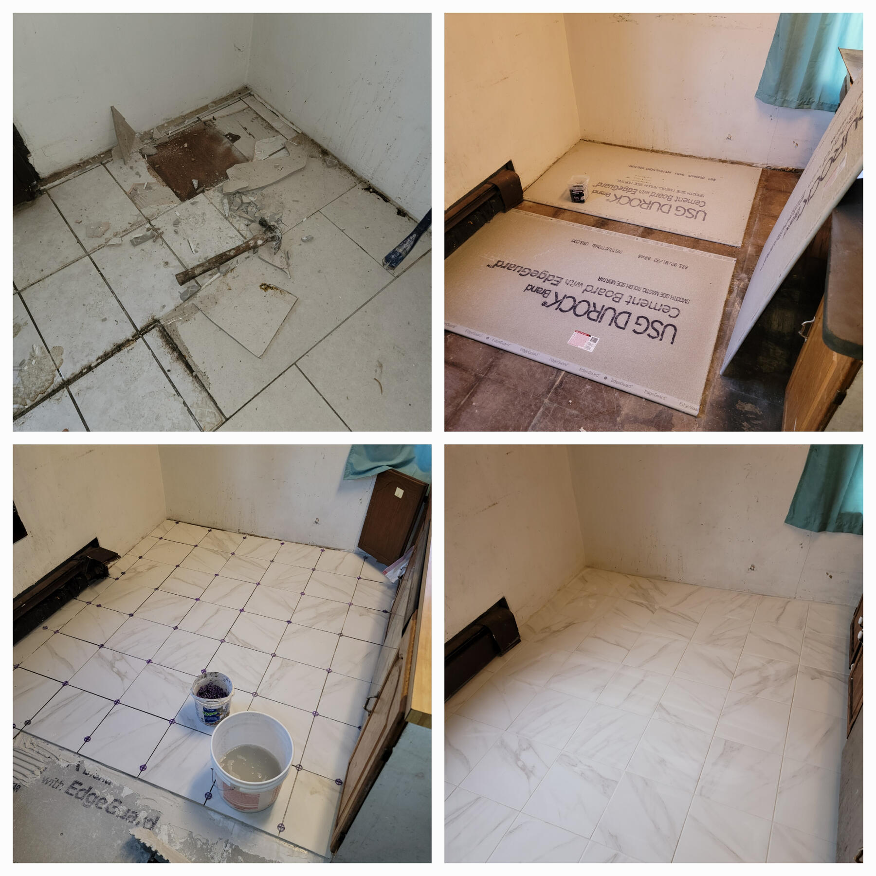 Tile Floor Installation